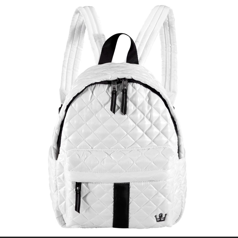 Oliver Thomas - “24/7 Tablet” Quilted Backpack - White